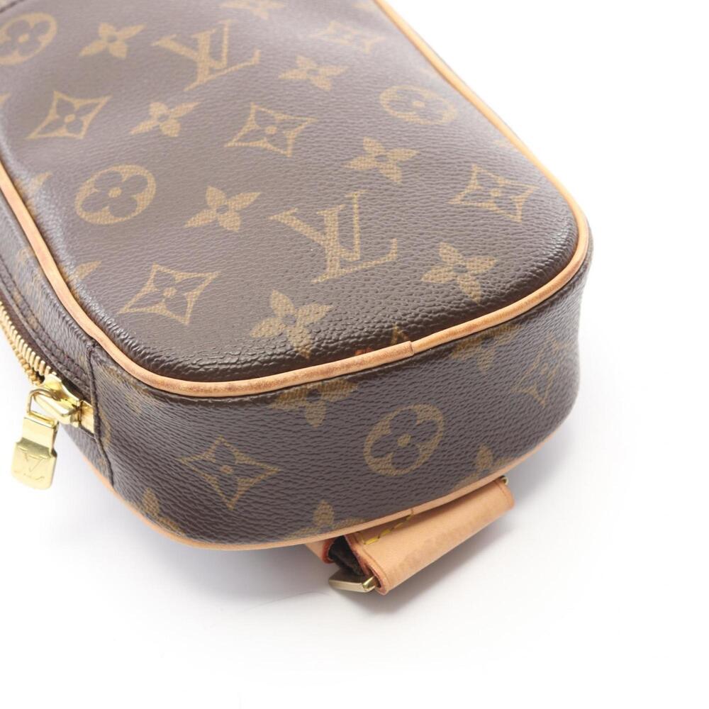 LOUIS VUITTON Brown Monogram Leather Pochette Fanny Pack - Picture 7 of 10